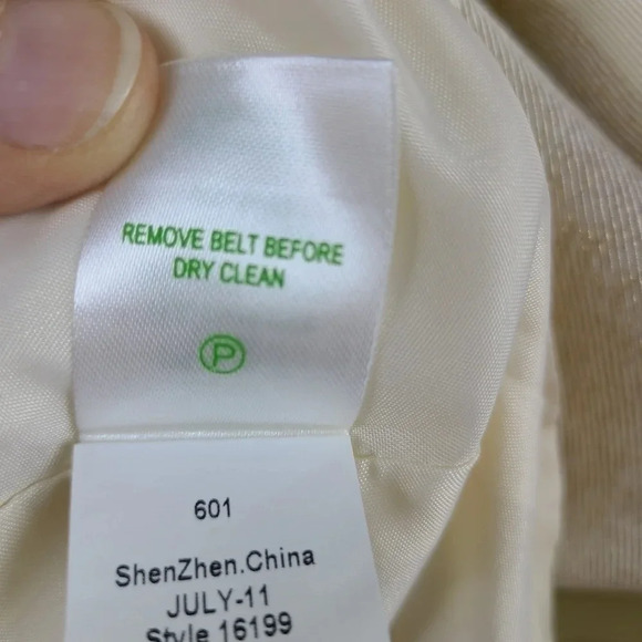 Lilly Pulitzer white and tan Striped Dress - Picture 10 of 11